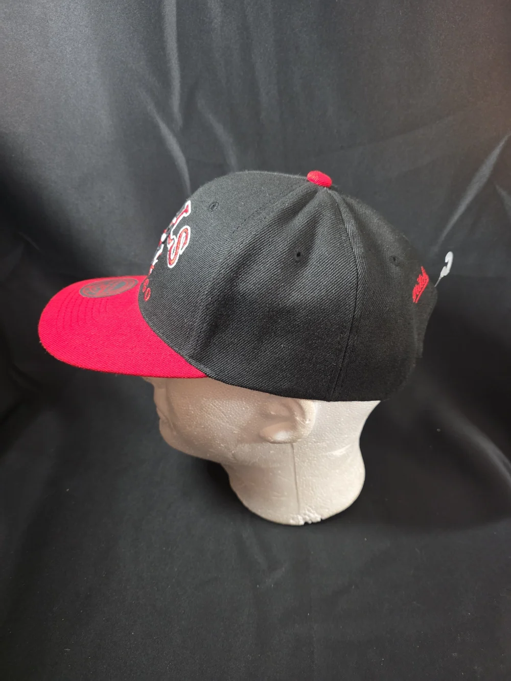Chicago Bulls Hat Mitchell & Ness NBA Diamond Plate 3D Logo Snapback 2 Tone Cap